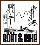 Boat and Bike to Bainbridge Island.