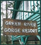 Green River Gorge Resort 
at Scenic Gorge Bridge.